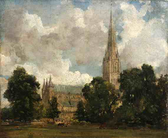 John Constable: Salisbury Cathedral from the South West